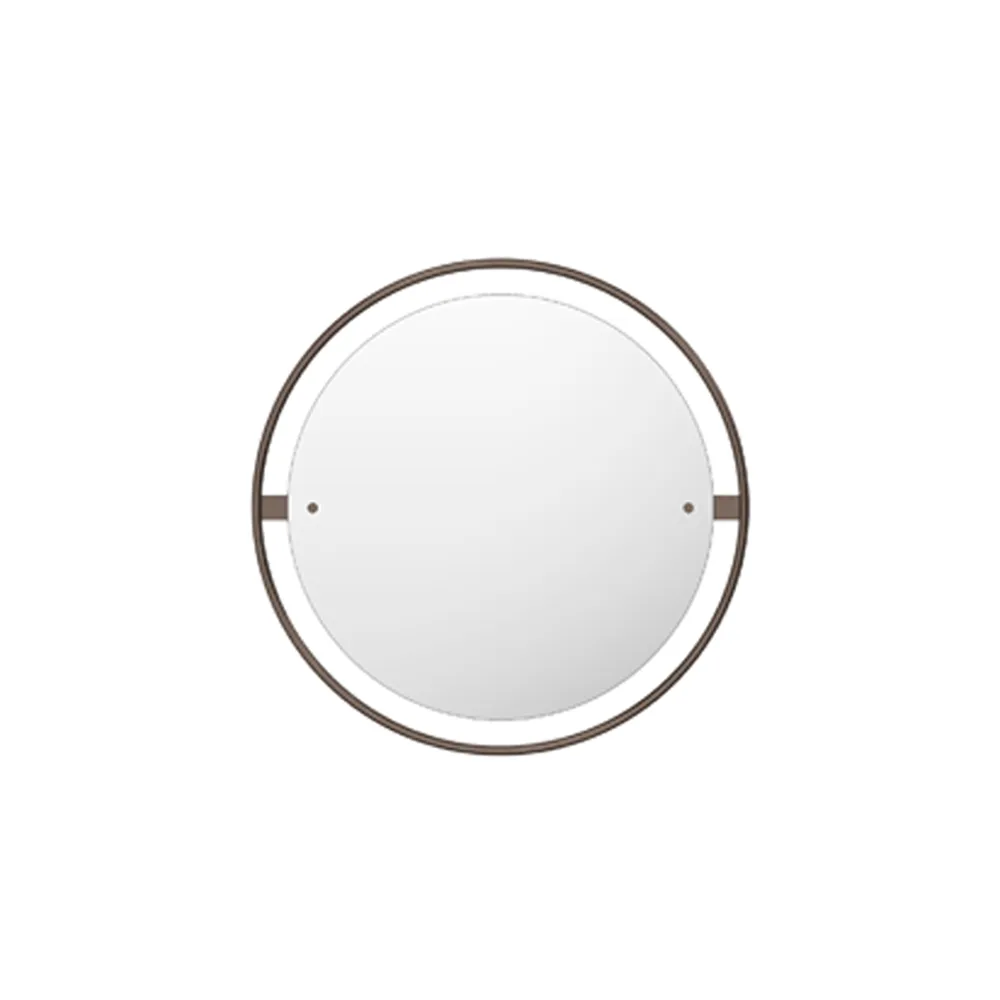 Nimbus mirror, Bronzed brass, ø60 Audo Copenhagen
