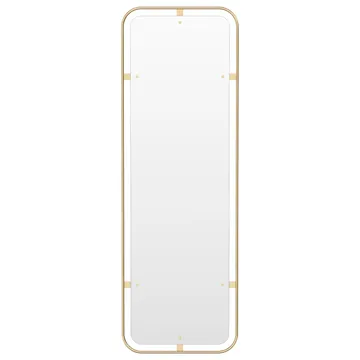 Nimbus mirror rectangular - Polished brass - Audo Copenhagen