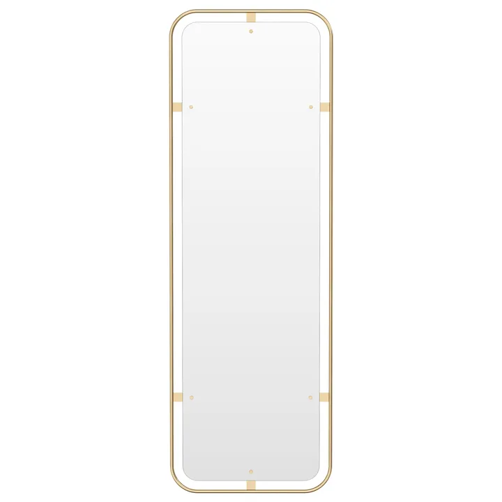 Nimbus mirror rectangular - Polished brass - Audo Copenhagen