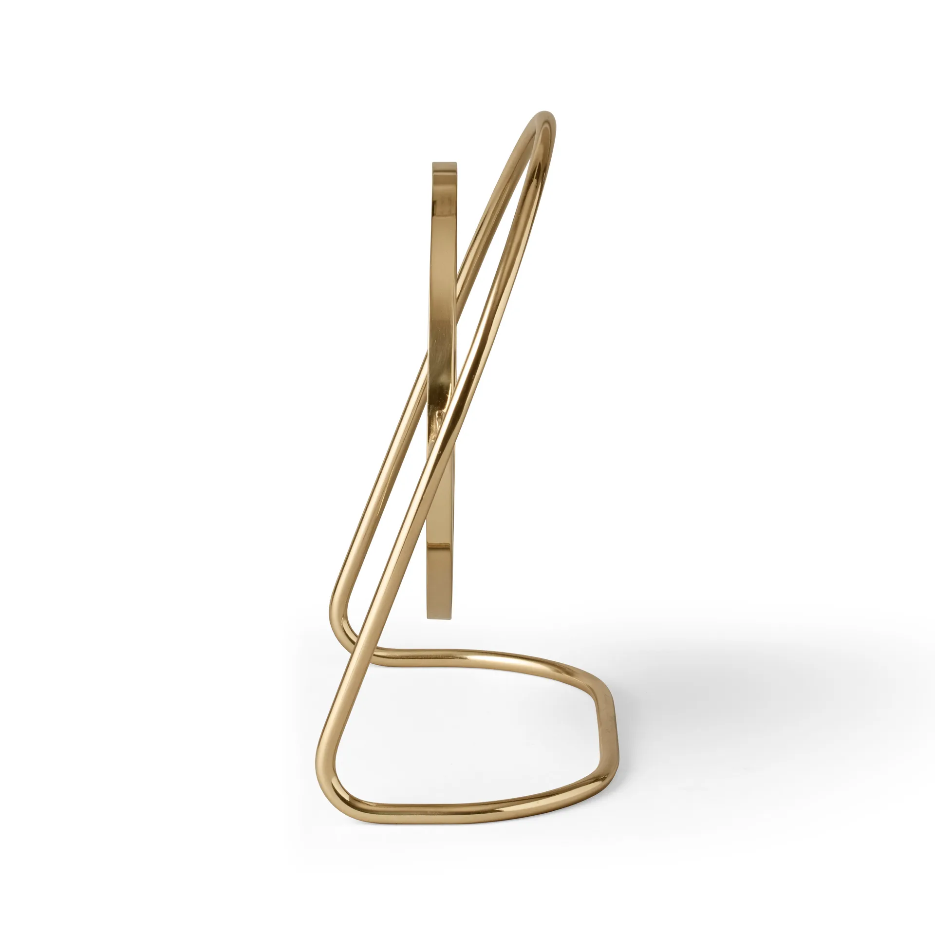 Nimbus table mirror 25 cm, Polished brass Audo Copenhagen