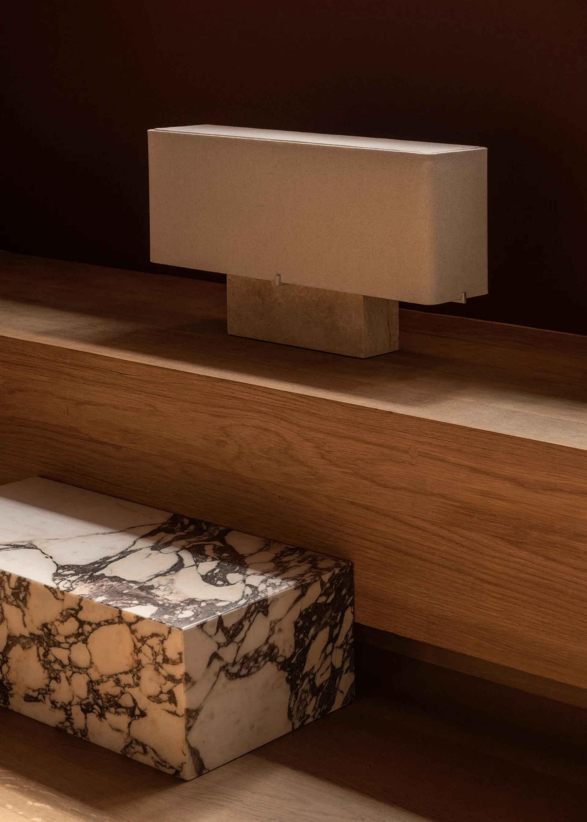 Nonna table lamp 30 cm, Travertine-sand Audo Copenhagen