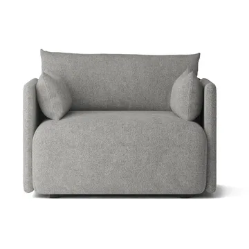 Offset arm chair - Audo Bouclé 16 Dark grey - Audo Copenhagen