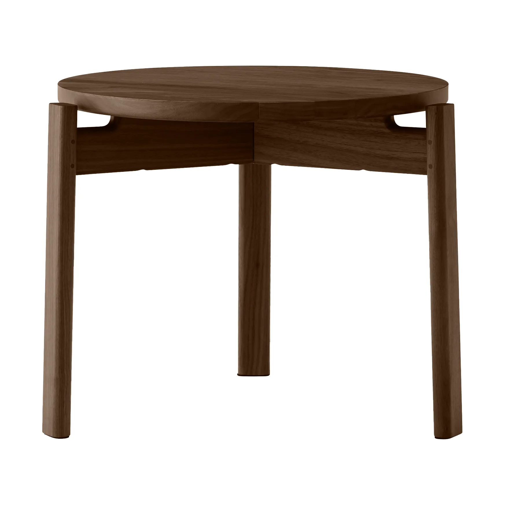 Passage coffee table, Dark stained oak, Ø50 cm Audo Copenhagen