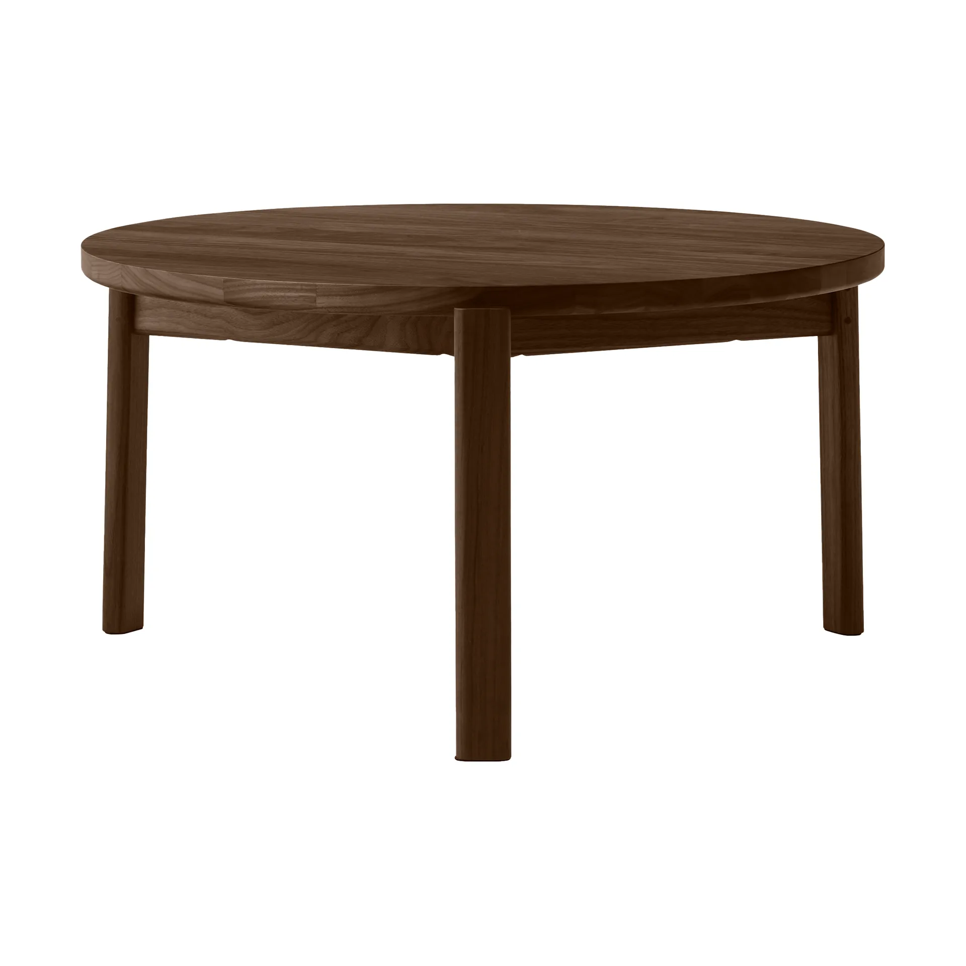 Passage coffee table, Dark-stained oak, Ø70 cm Audo Copenhagen