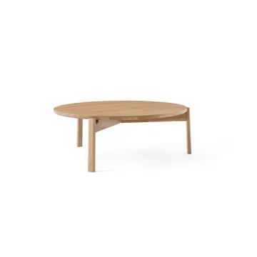 Passage coffee table - Oak, Ø90 cm - Audo Copenhagen