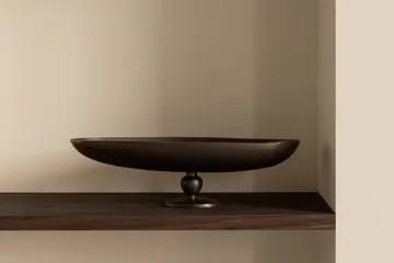 Pavot serving tray on foot - Brown - Audo Copenhagen
