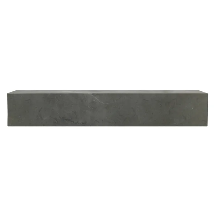 Plinth shelf - Brown-grey kendzo marble - Audo Copenhagen
