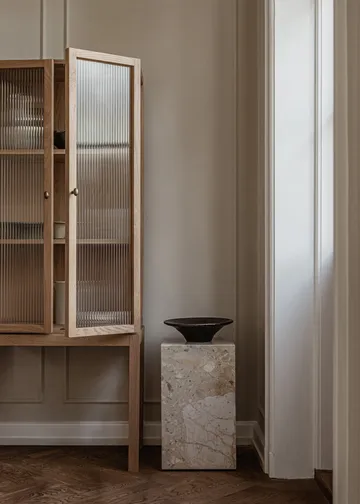 Plinth tall sidetable 30x30x51 cm - Kunis Breccia - Audo Copenhagen