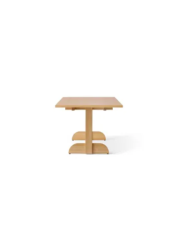 Puffin Dining Table oak veneer natural - Natural oak veneer, 200x95 cm - Audo Copenhagen