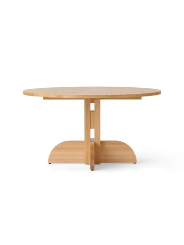 Puffin Dining Table solid natural oak - Natural oak, Ø140 cm - Audo Copenhagen