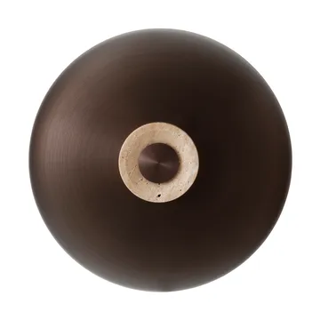 Reverse wall lamp fixed installation - Bronzed aluminium - Audo Copenhagen