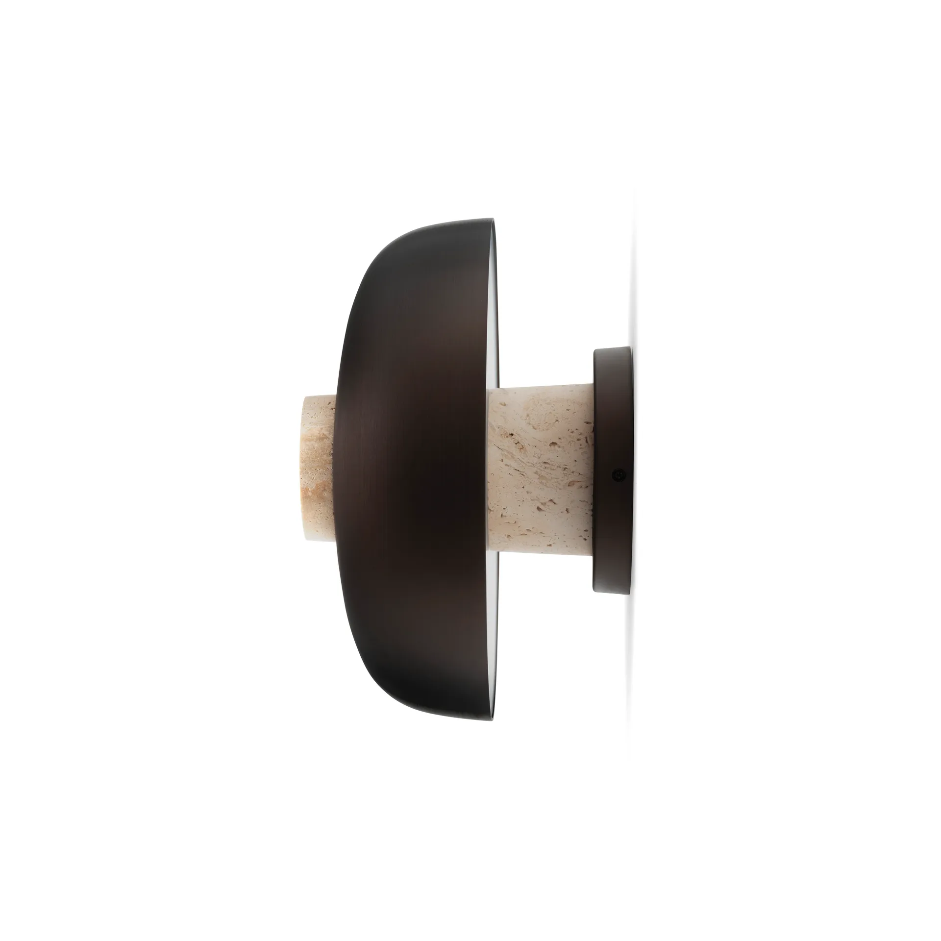 Reverse wall lamp fixed installation, Bronzed aluminium Audo Copenhagen