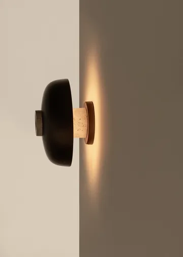 Reverse wall lamp fixed installation - Bronzed aluminium - Audo Copenhagen