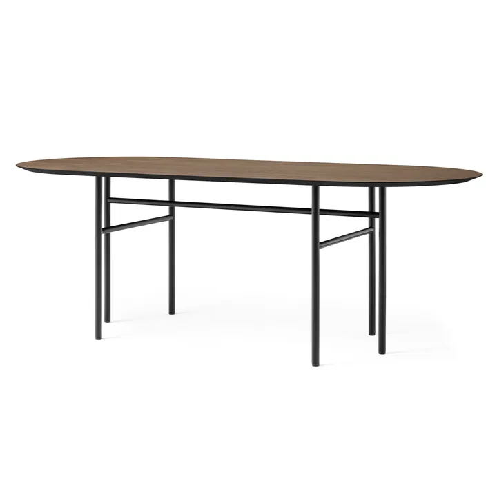 Snaregade table oval - Black-dark stained oak - Audo Copenhagen