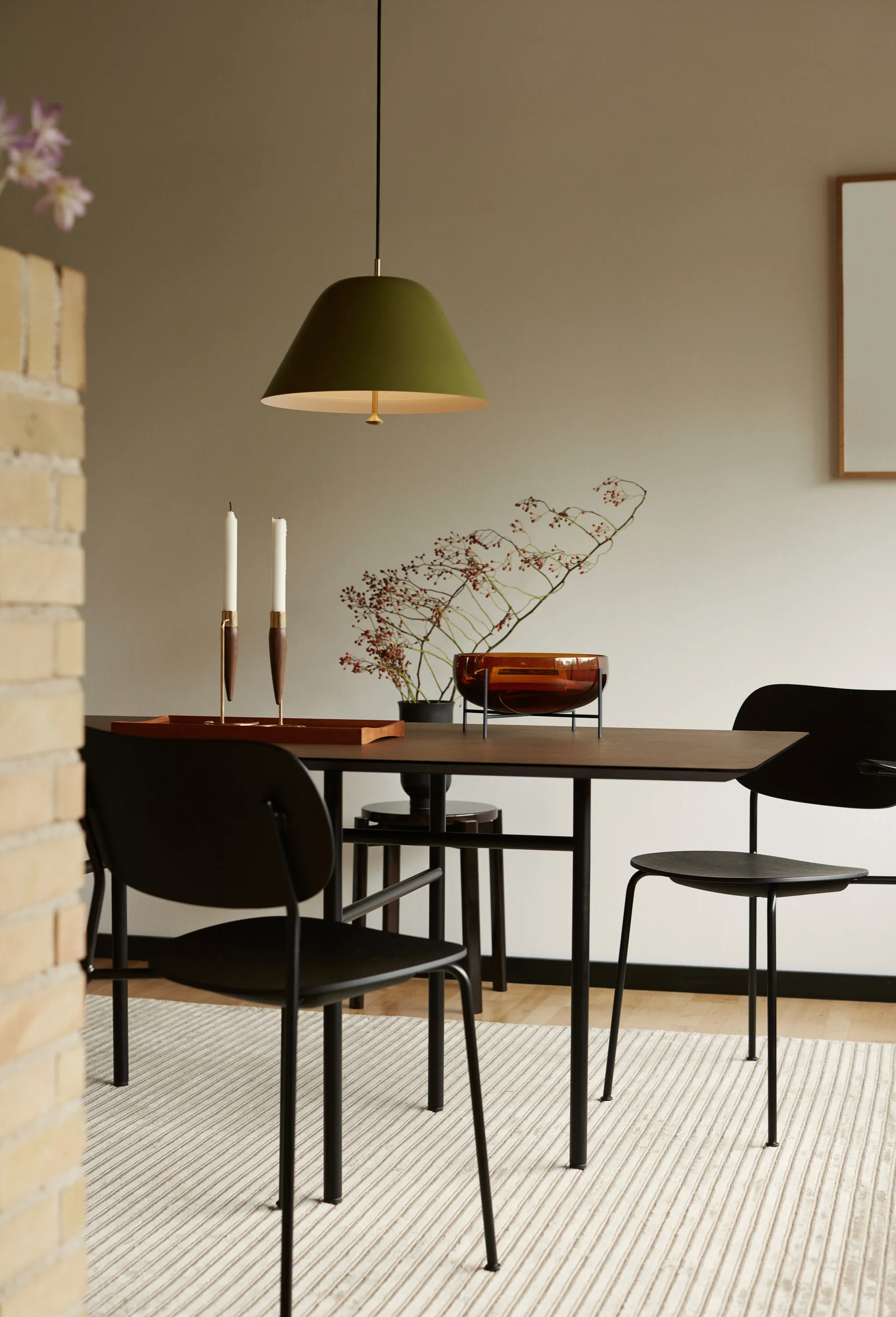 Snaregade table rectangular, Black-dark stained oak Audo Copenhagen