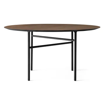 Snaregade table round - Black-dark stained oak. Ø138 cm - Audo Copenhagen
