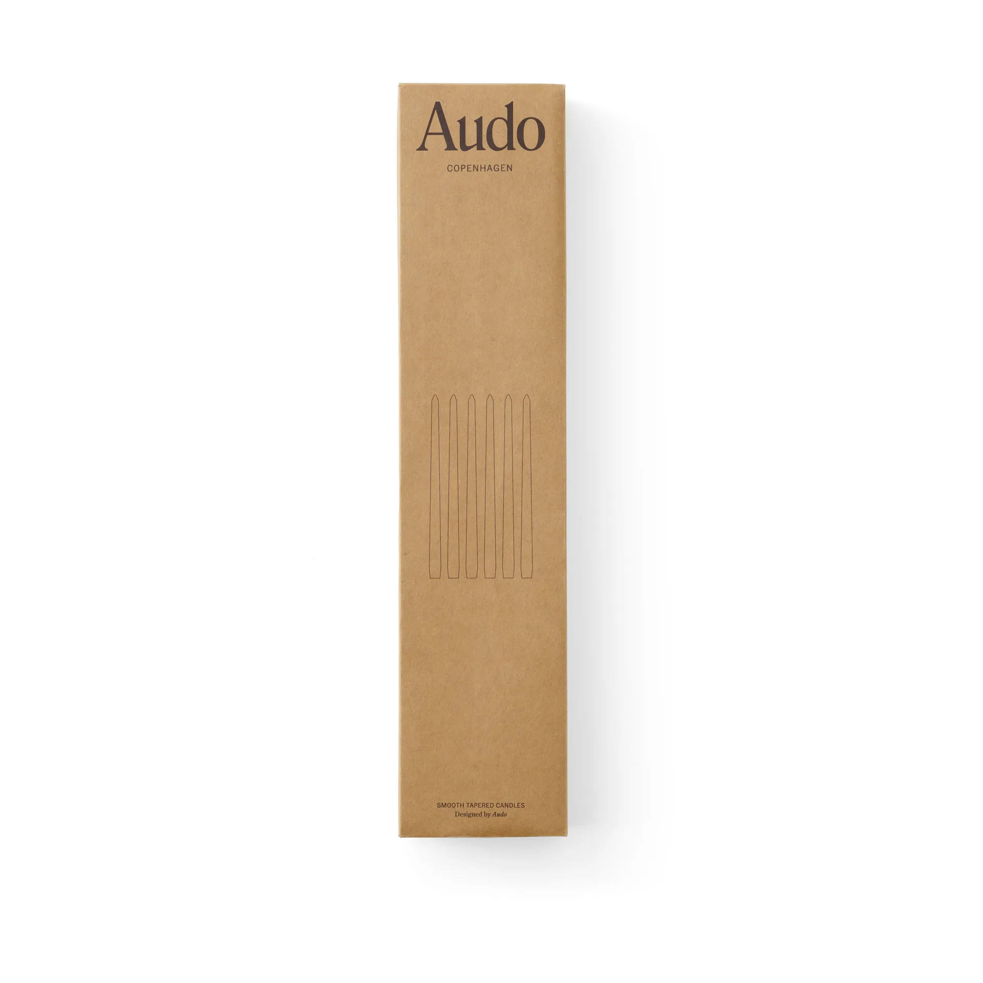 Spire candles 38 cm 6-pack, Ivory Audo Copenhagen