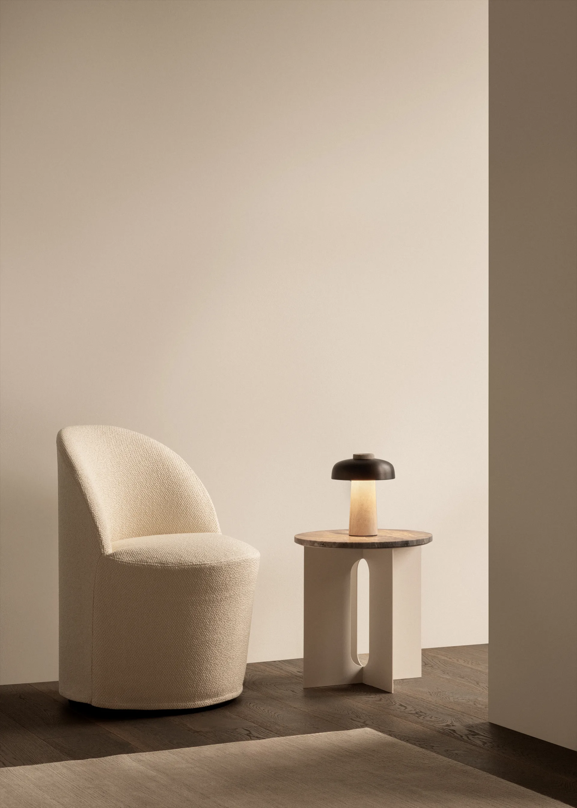 Tearoom Club swivel chair, Logan 01 Jasmine Audo Copenhagen