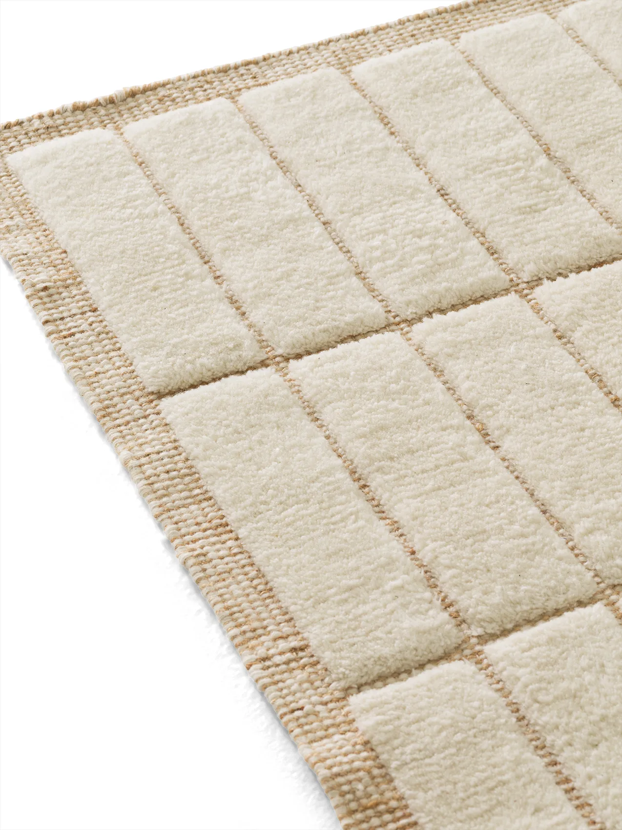 Tile rug, Ivory, 200x300 cm Audo Copenhagen