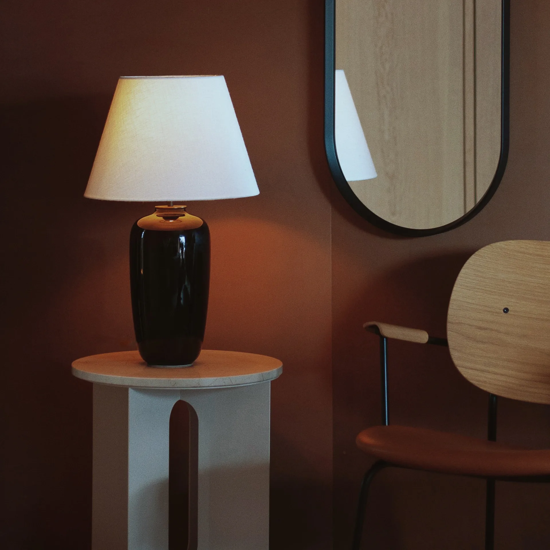 Torso table lamp 57 cm, black Audo Copenhagen