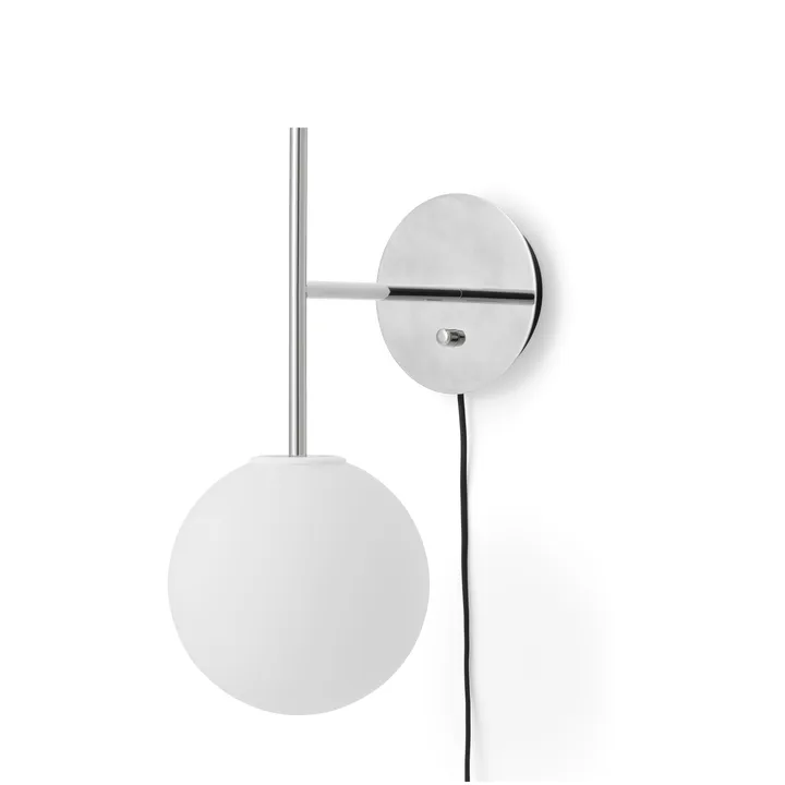 TR Bulb Suspended wall lamp - Polished steel - Audo Copenhagen