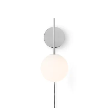 TR Bulb Suspended wall lamp - Polished steel - Audo Copenhagen