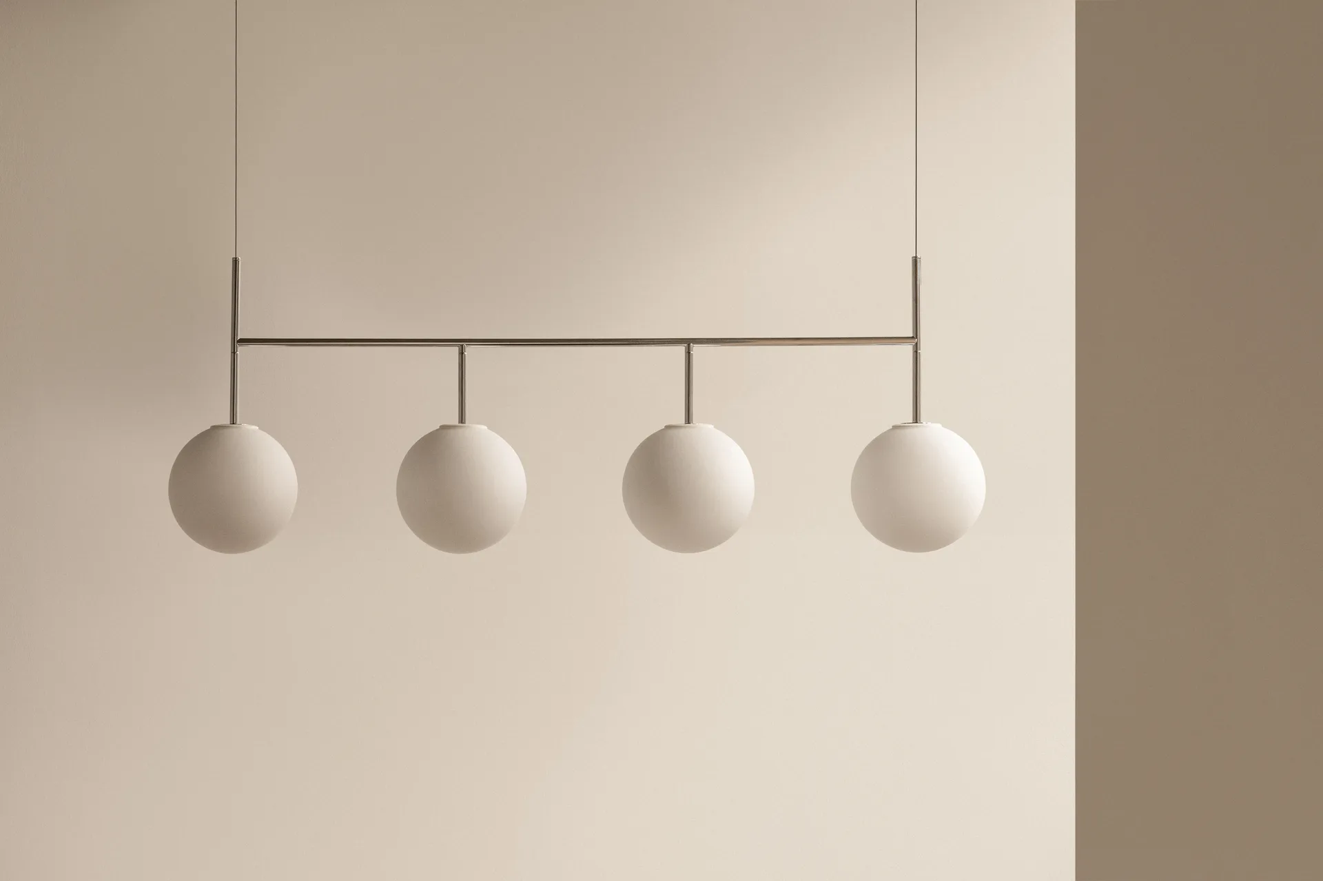 TR rail ceiling lamp, Polished steel Audo Copenhagen