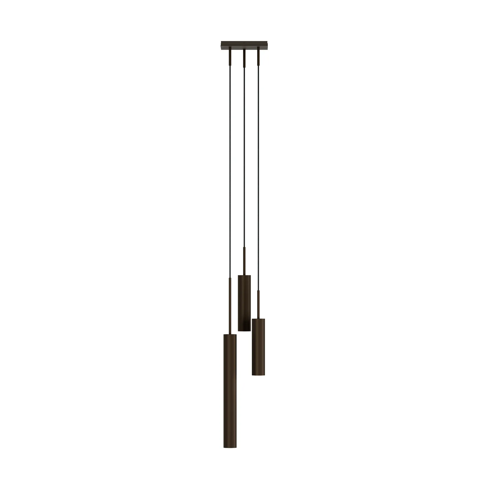 Tubulaire pendant lamp 3, Anodized bronzed Audo Copenhagen