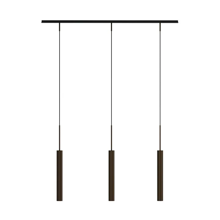Tubulaire rail pendant lamp 3 - Anodized bronzed - Audo Copenhagen