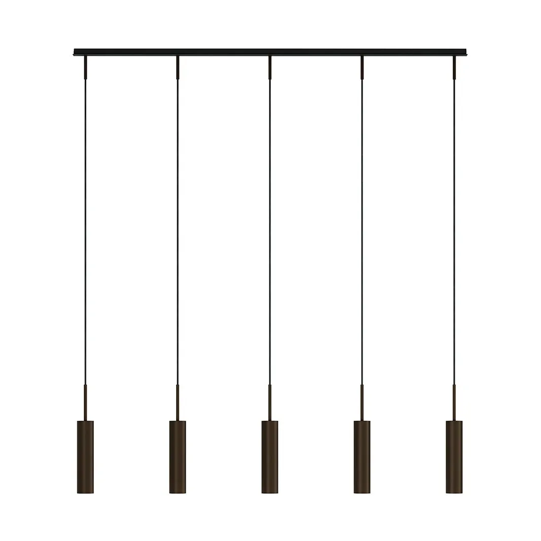 Tubulaire rail pendant lamp 5, Anodized bronzed Audo Copenhagen