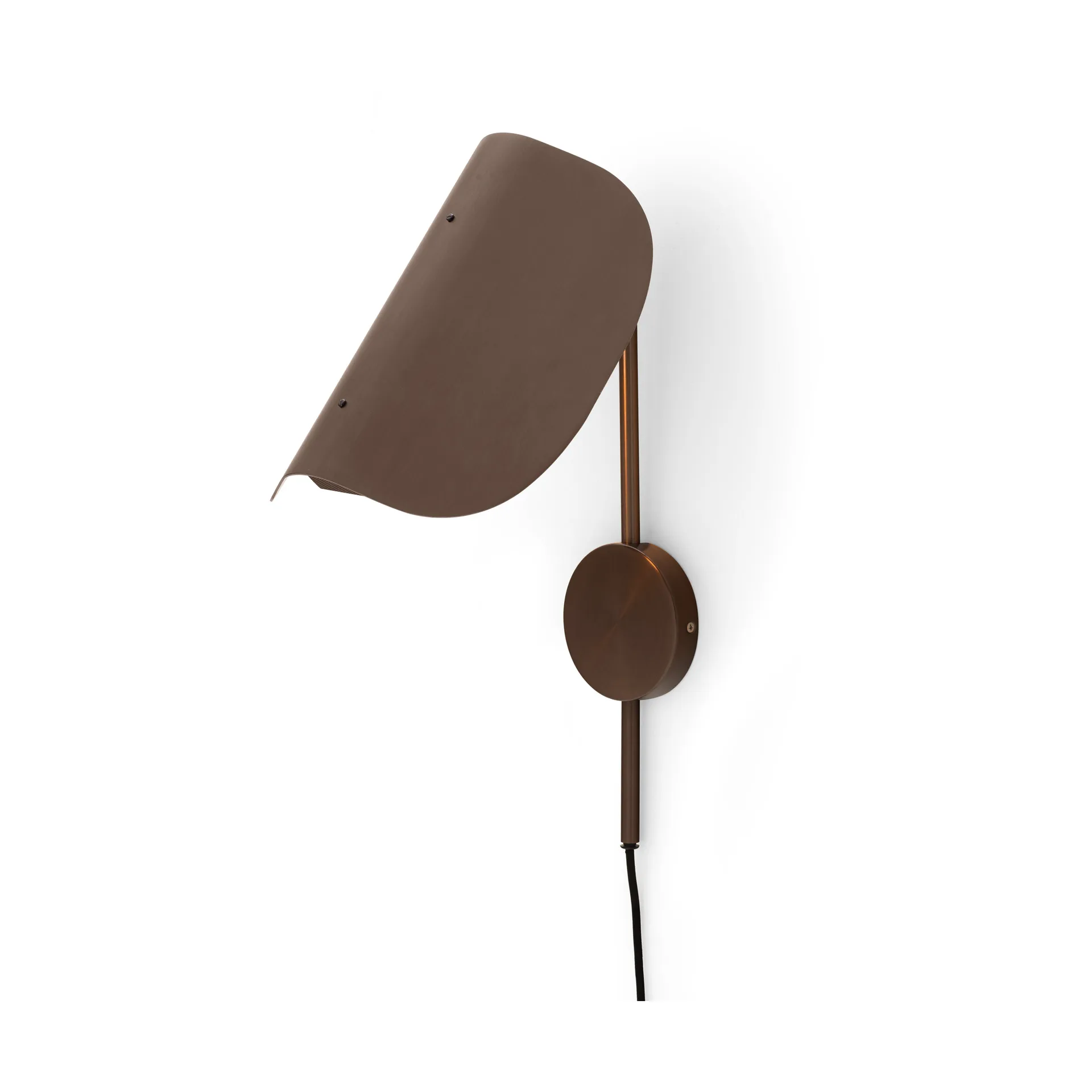 Wing wall lamp, Bronzed aluminium, 47 cm Audo Copenhagen