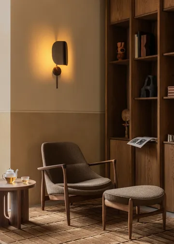 Wing wall lamp - Bronzed aluminium, 47 cm - Audo Copenhagen