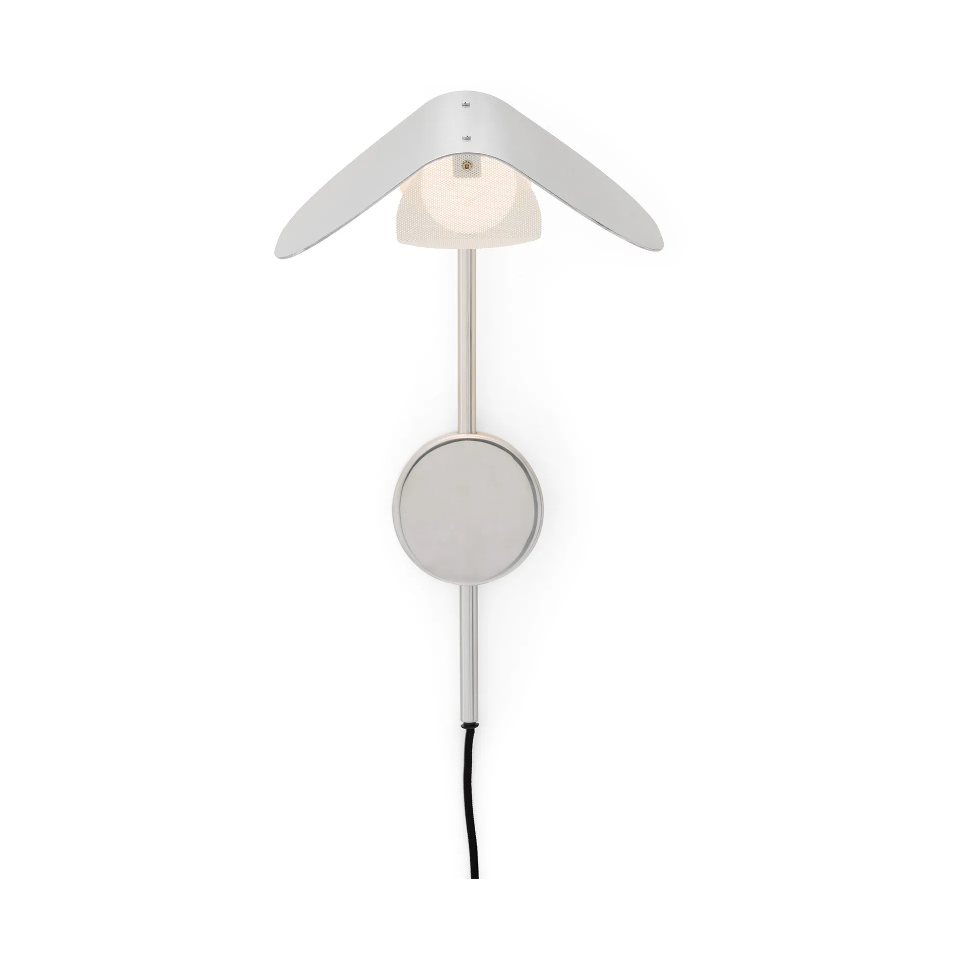 Wing wall lamp, Polished aluminium, 47 cm Audo Copenhagen