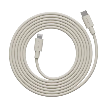 Cable 1 USB C to Lightning charging cable 2m - Nomad Sand - Avolt