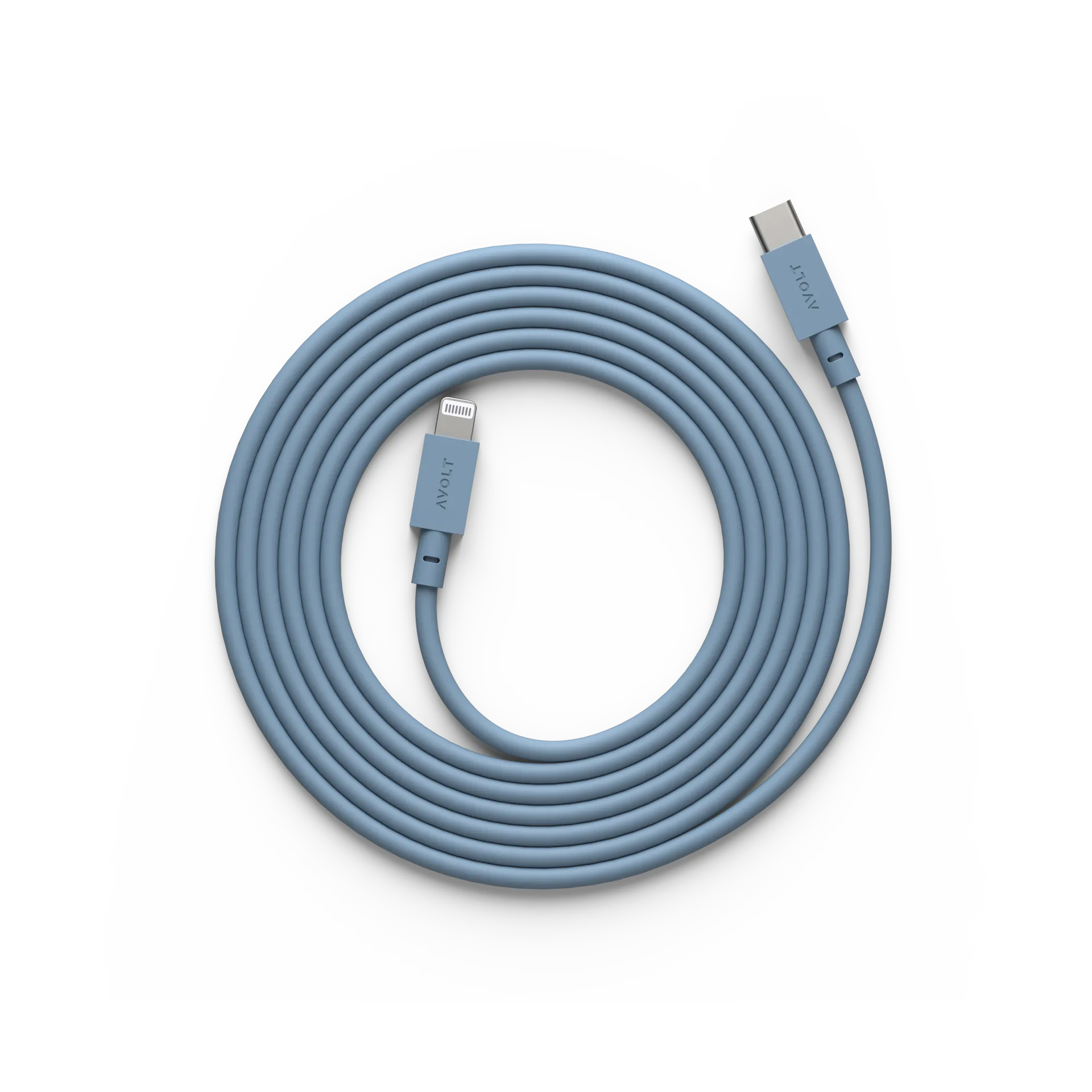 Cable 1 USB C to Lightning charging cable 2m, Shark Blue Avolt