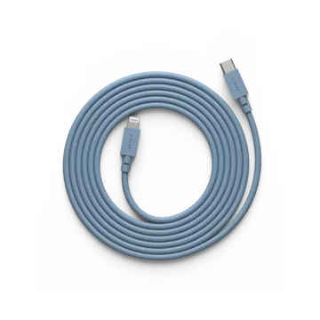 Cable 1 USB C to Lightning charging cable 2m - Shark Blue - Avolt