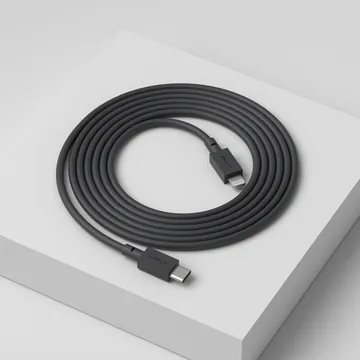 Cable 1 USB C to Lightning charging cable 2m - Stockholm Black - Avolt