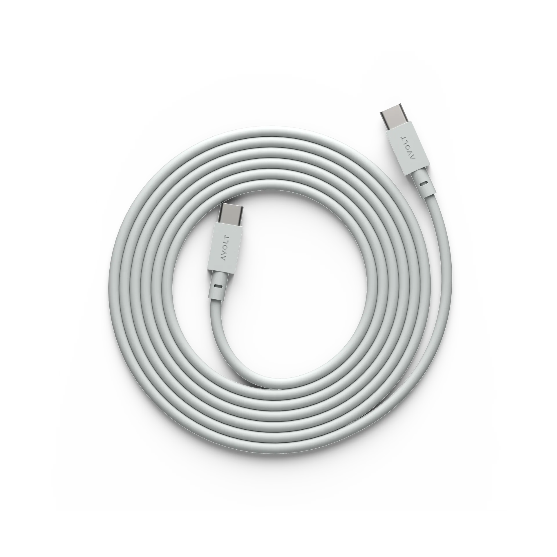 Cable 1 USB-C to USB-C charging cable 2 m, Gotland grey Avolt