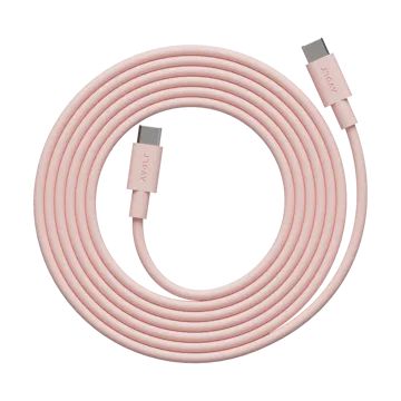 Cable 1 USB-C to USB-C charging cable 2 m - New Pink - Avolt