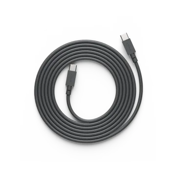 Cable 1 USB-C to USB-C charging cable 2 m - Stockholm black - Avolt