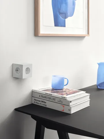 Square 1 power strip USB-C 30W 3 m - White Martinelli Luce edition - Avolt