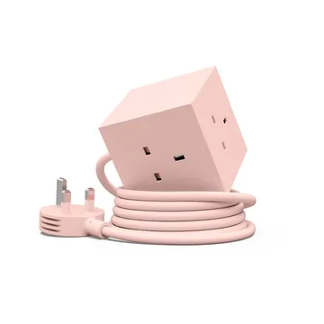 Square 1 UK power strip USB-C 30W 1.8 m - New Pink - Avolt
