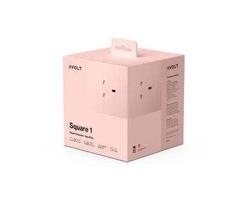 Square 1 UK power strip USB-C 30W 1.8 m - New Pink - Avolt