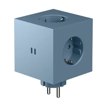 Square 2 outlet - Shark Blue - Avolt