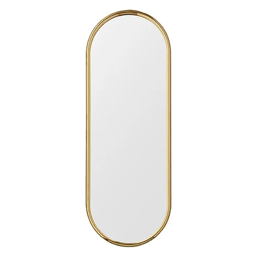 Angui mirror oval 108 cm - gold - AYTM