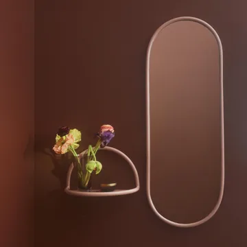Angui mirror oval 108 cm - rose - AYTM