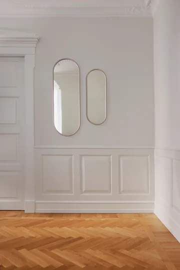 Angui mirror oval 78 cm - Taupe - AYTM