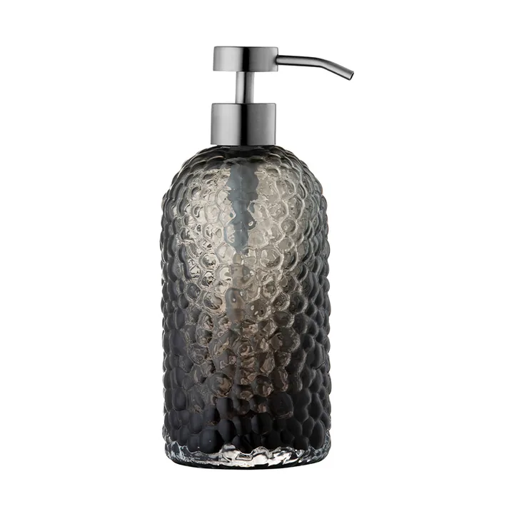 Arura soap dispenser 16 cm - Black-silver - AYTM