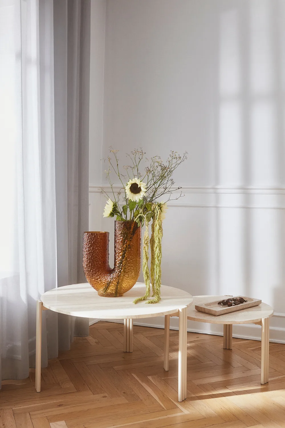 Arura vase high, Amber AYTM