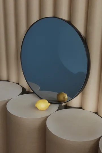 Circum mirror Ø50 cm - Tonat glass-black - AYTM